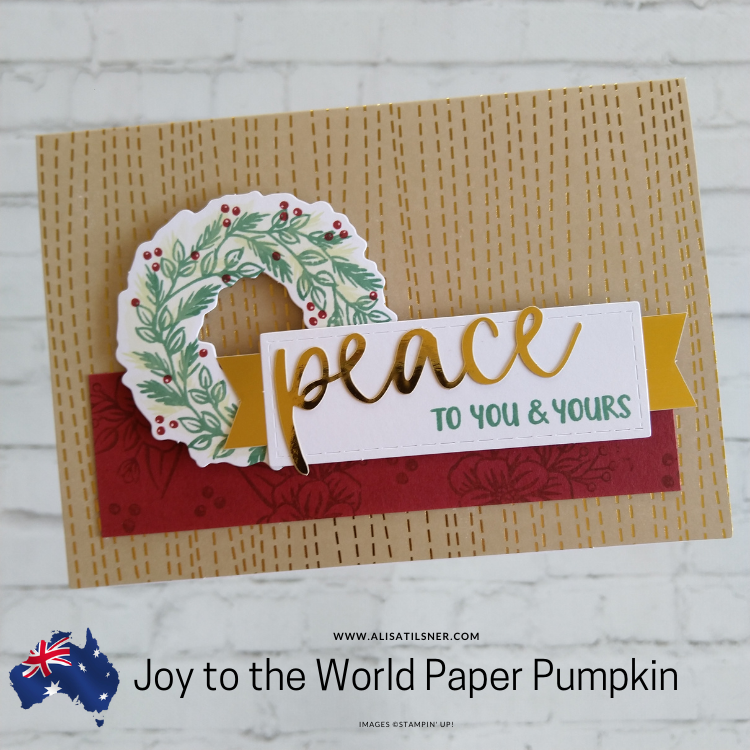 Joy to the World Paper Pumpkin