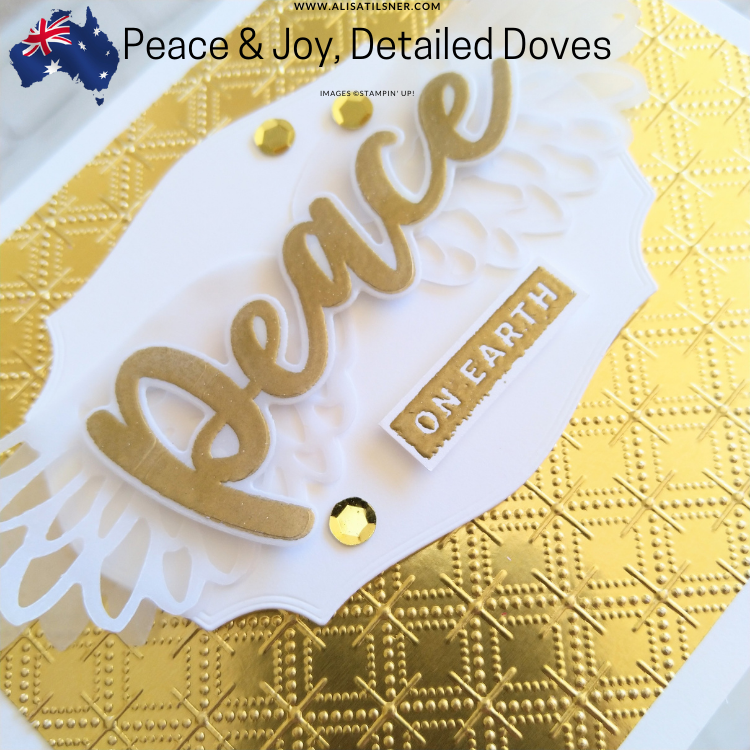 Stampin’ Up! Peace & Joy meets Detailed Doves