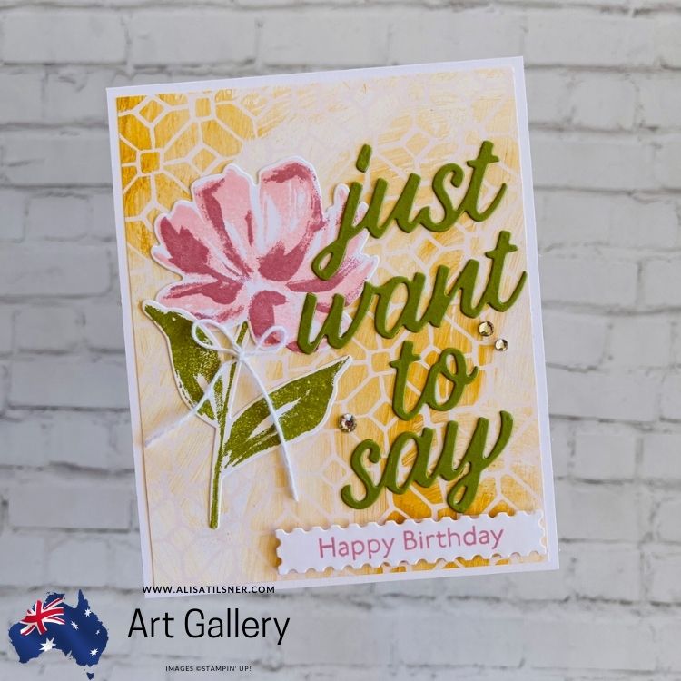 Art Gallery Birthday Card