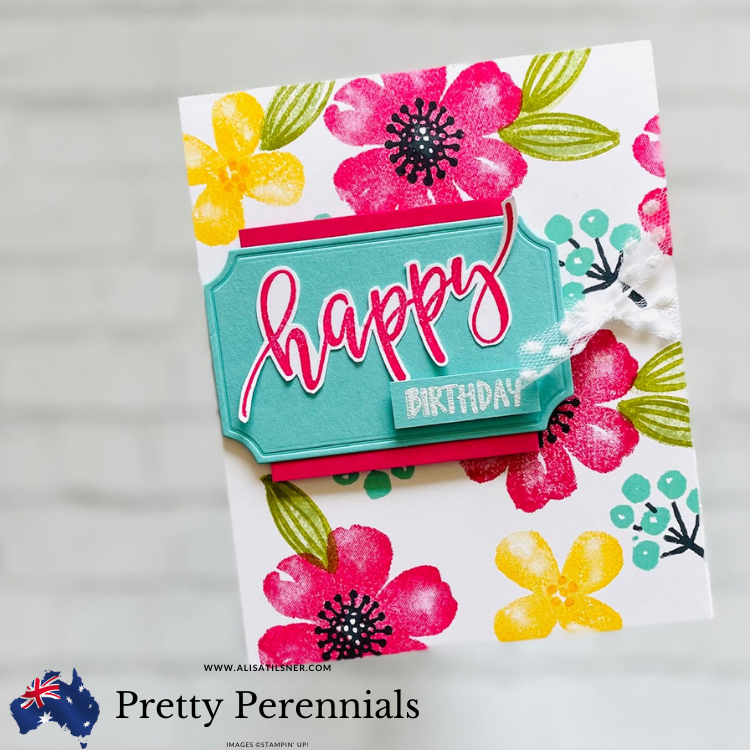 Stampin Up Pretty Perennials