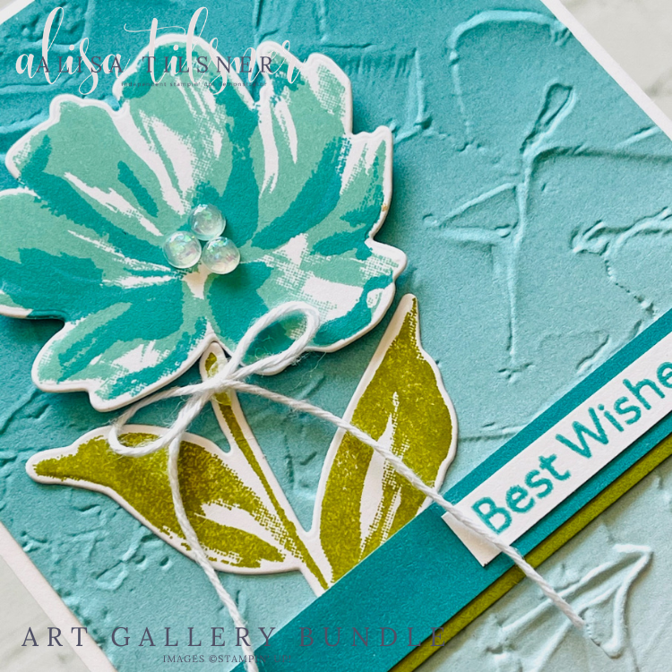 Easy Embossed Ombre Paper Card