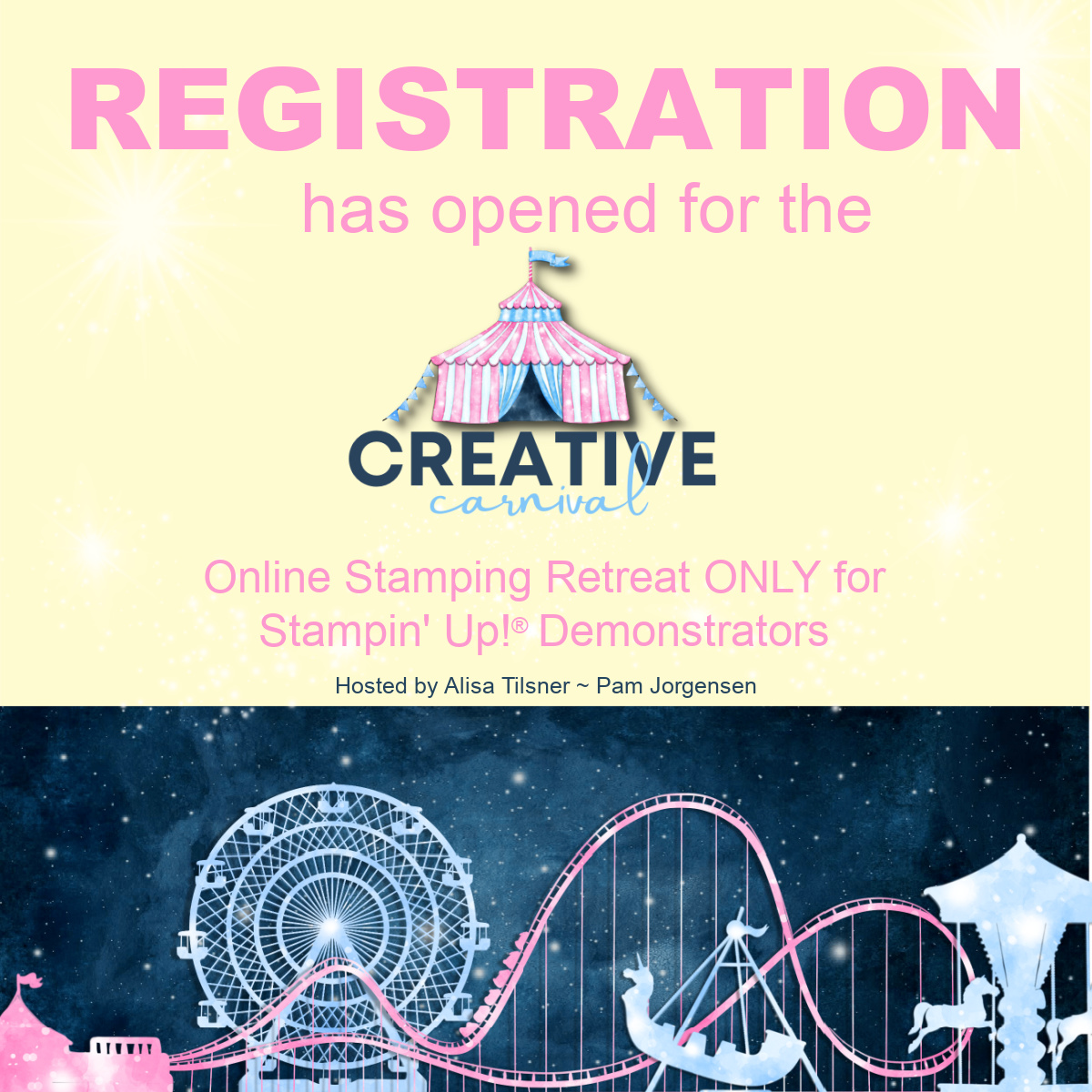 Creative Carnival Early Bird Price Closing