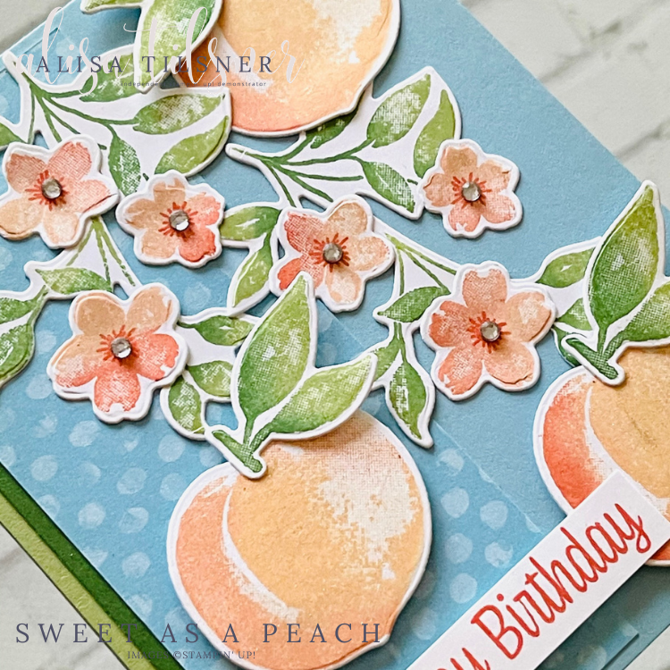 Sweet as a Peach Birthday Card
