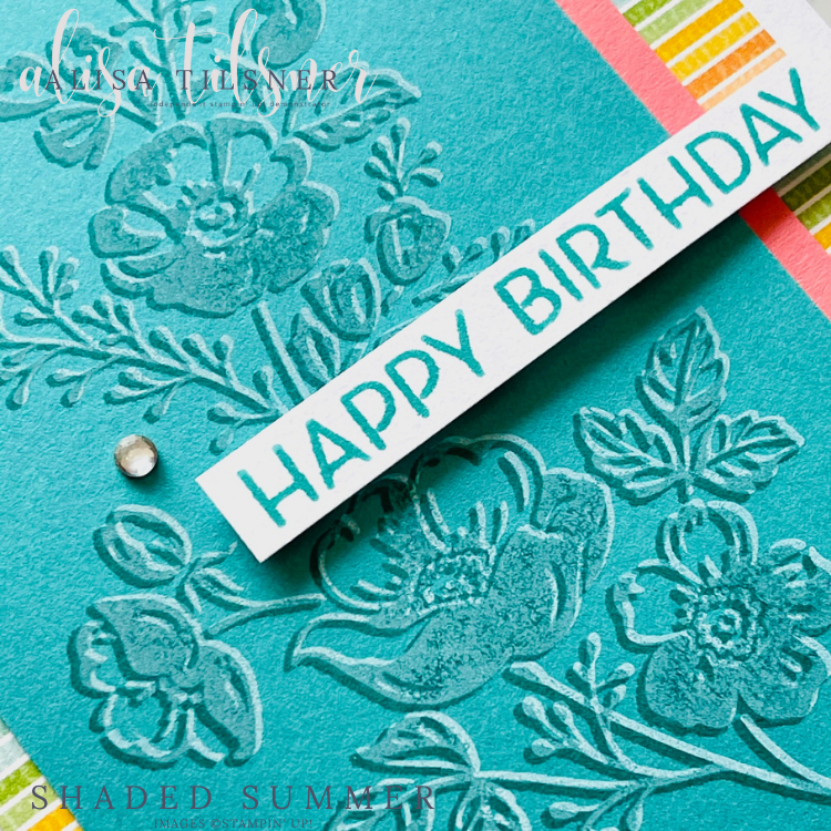 Shadow Stamping Technique with Shaded Summer Stamp Set