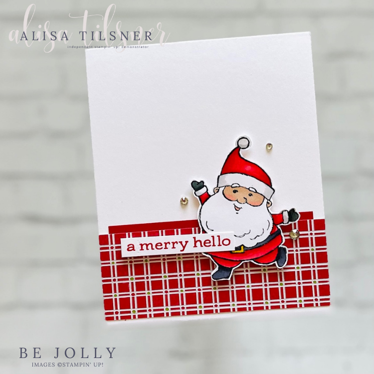 Sneak Peek at the new Be Jolly Stamp Set