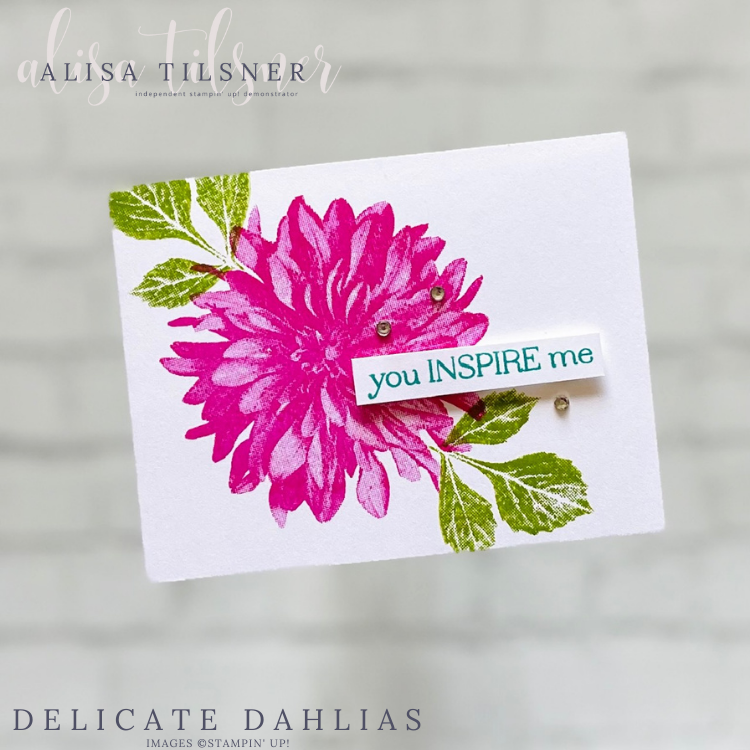 Delicate Dahlias Sneak Peek