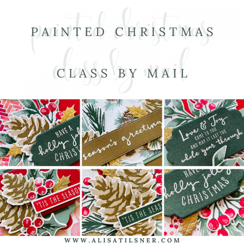 Painted Christmas Class by Mail Instructions