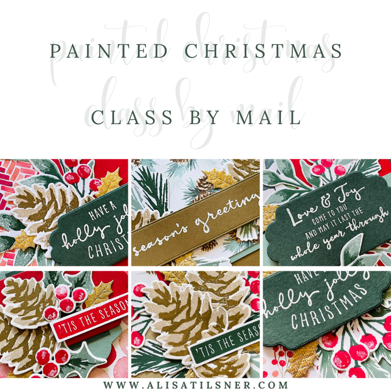 Painted Christmas Class by Mail Instructions