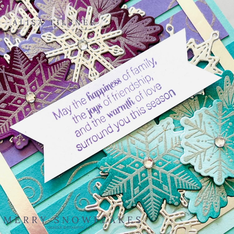 Merry Snowflake Christmas Card Live Stream