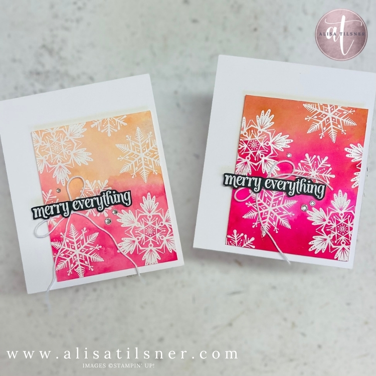 More Merry Snowflakes in Orange and Pink