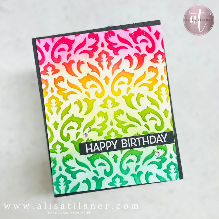 Card Making Technique – Dry Embossing a Decorative Mask