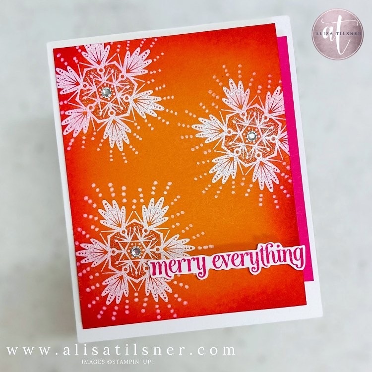 Merry Snowflakes Christmas Card