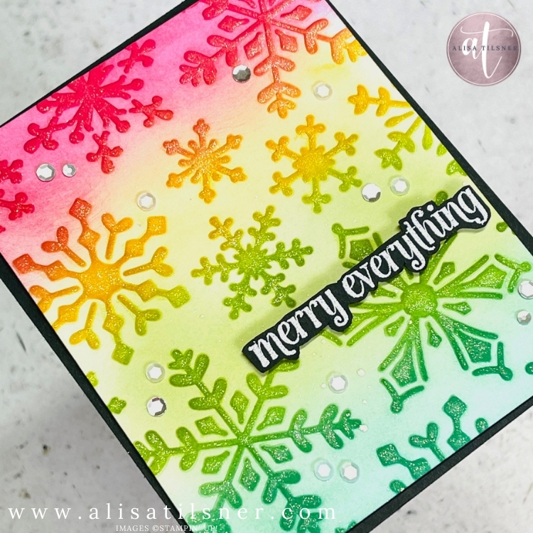 Embossing with a Mask Technique