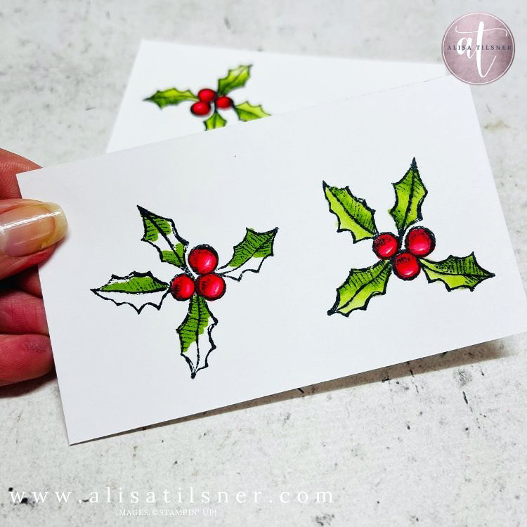 Vintage Feel Christmas Card with Video Tutorial
