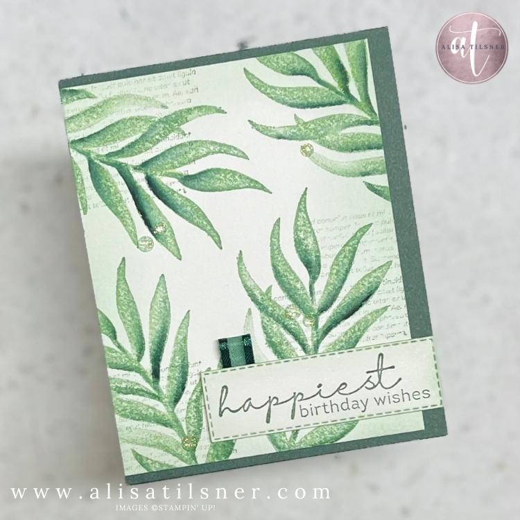 Painting the Artfully Layered Stamp Set