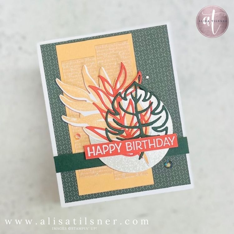Artfully Layered Birthday Card