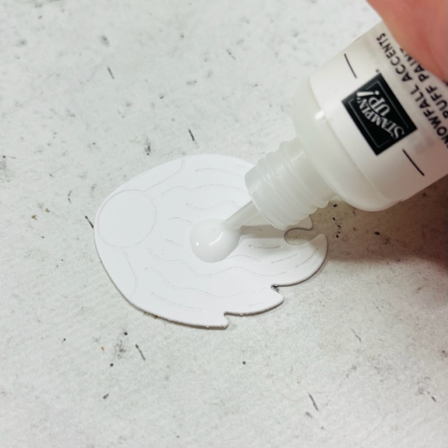 stampin up puff paint