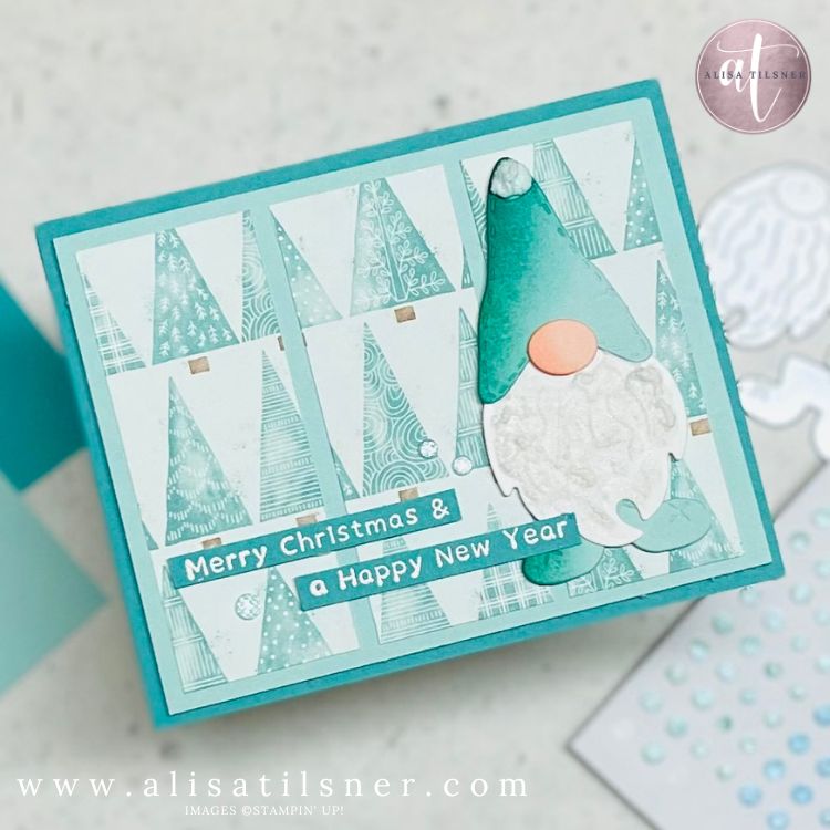 kindest gnomes stampin up puff paint