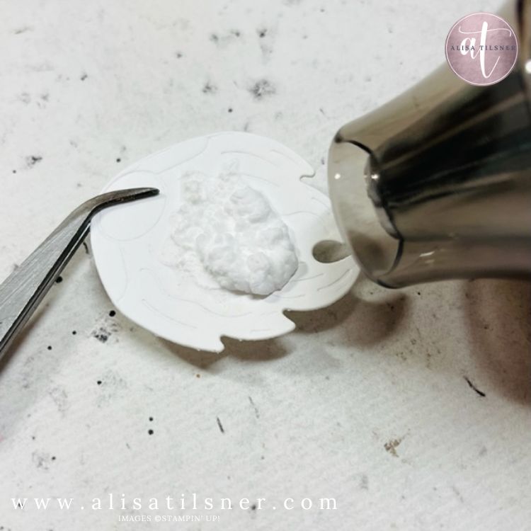 stampin up puff paint