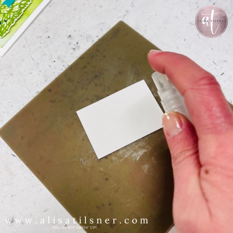Acrylic Block Watercolour Background