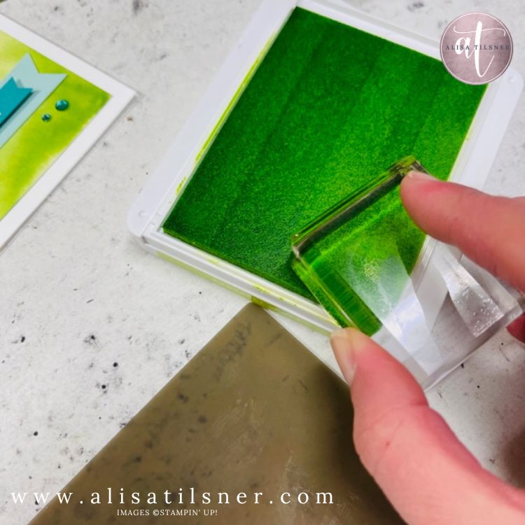 Acrylic Block Watercolour Background