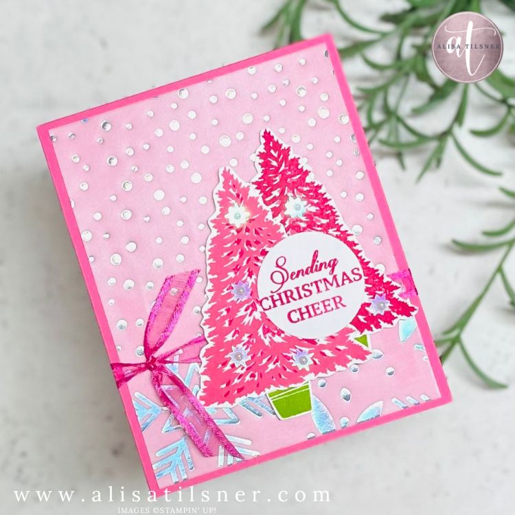 Trimming the Tree Christmas Card