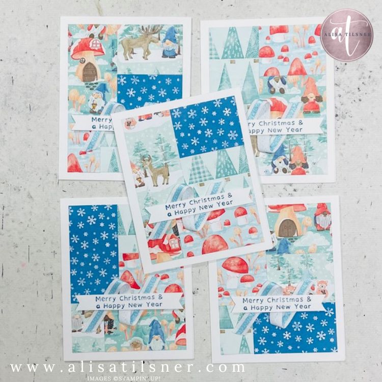 quick easy christmas cards