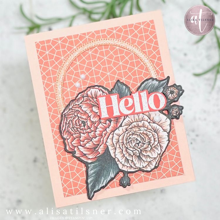 Stampin Up Favored Flowers DSP