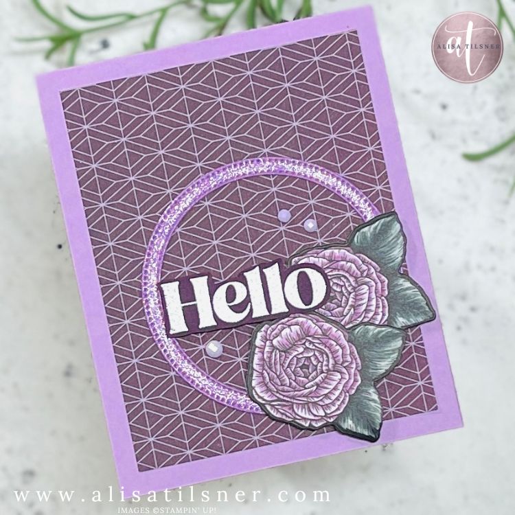 Stampin Up Favored Flowers DSP