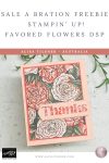 Stampin' Up! Favored Flowers Designer Series Paper