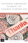 Stampin' Up! Favored Flowers Designer Series Paper
