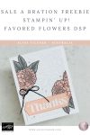 Stampin Up Favored Flowers DSP
