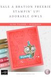 stampin up adorable owls