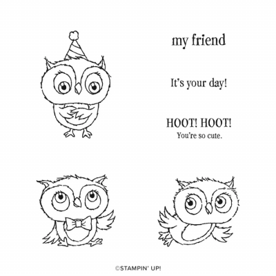 stampin up adorable owls
