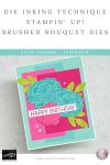 stampin up brushed bouquet