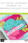 stampin up brushed bouquet