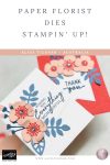 Stampin Up Paper Florist Dies