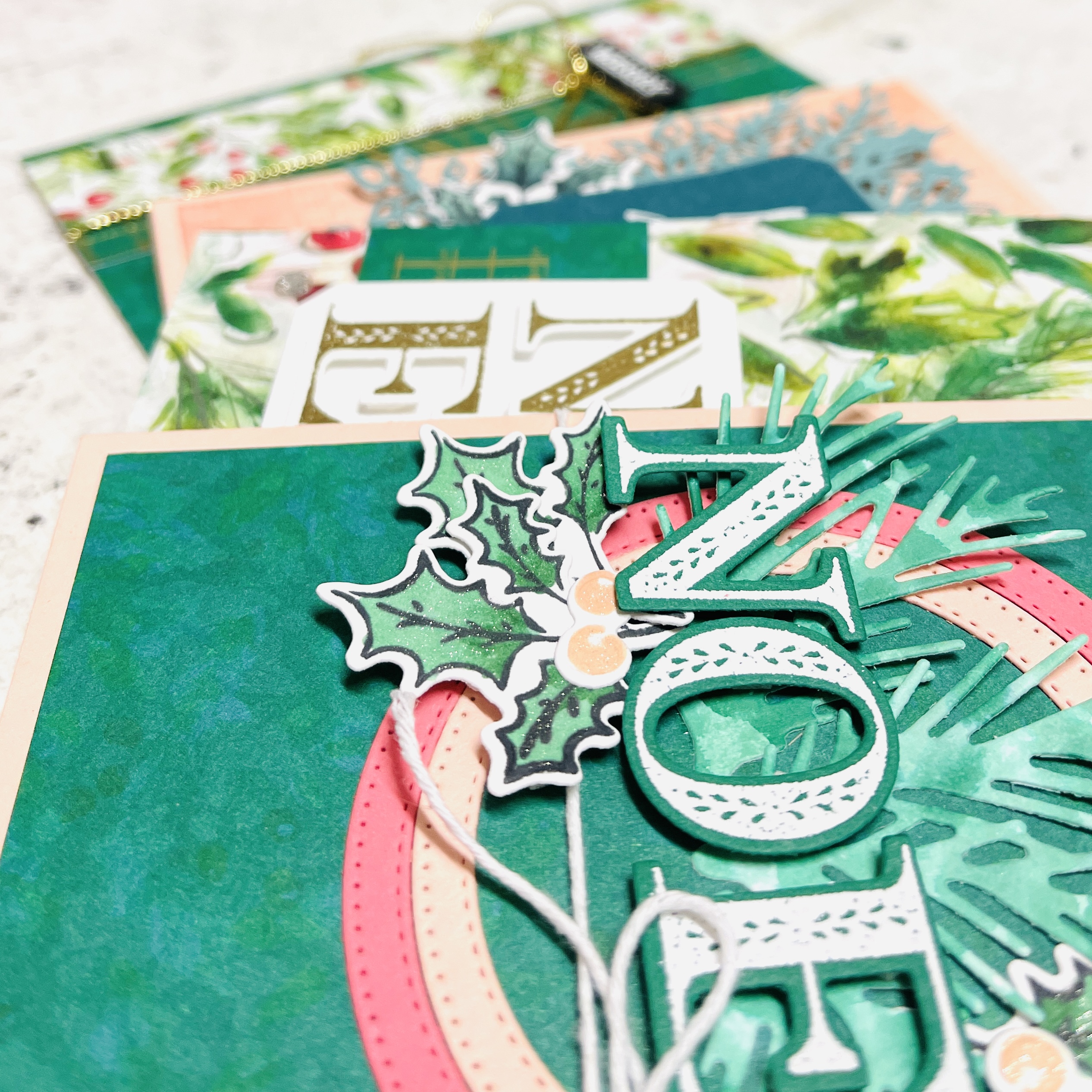 Create 4 Cards using the Joy of Christmas Suite