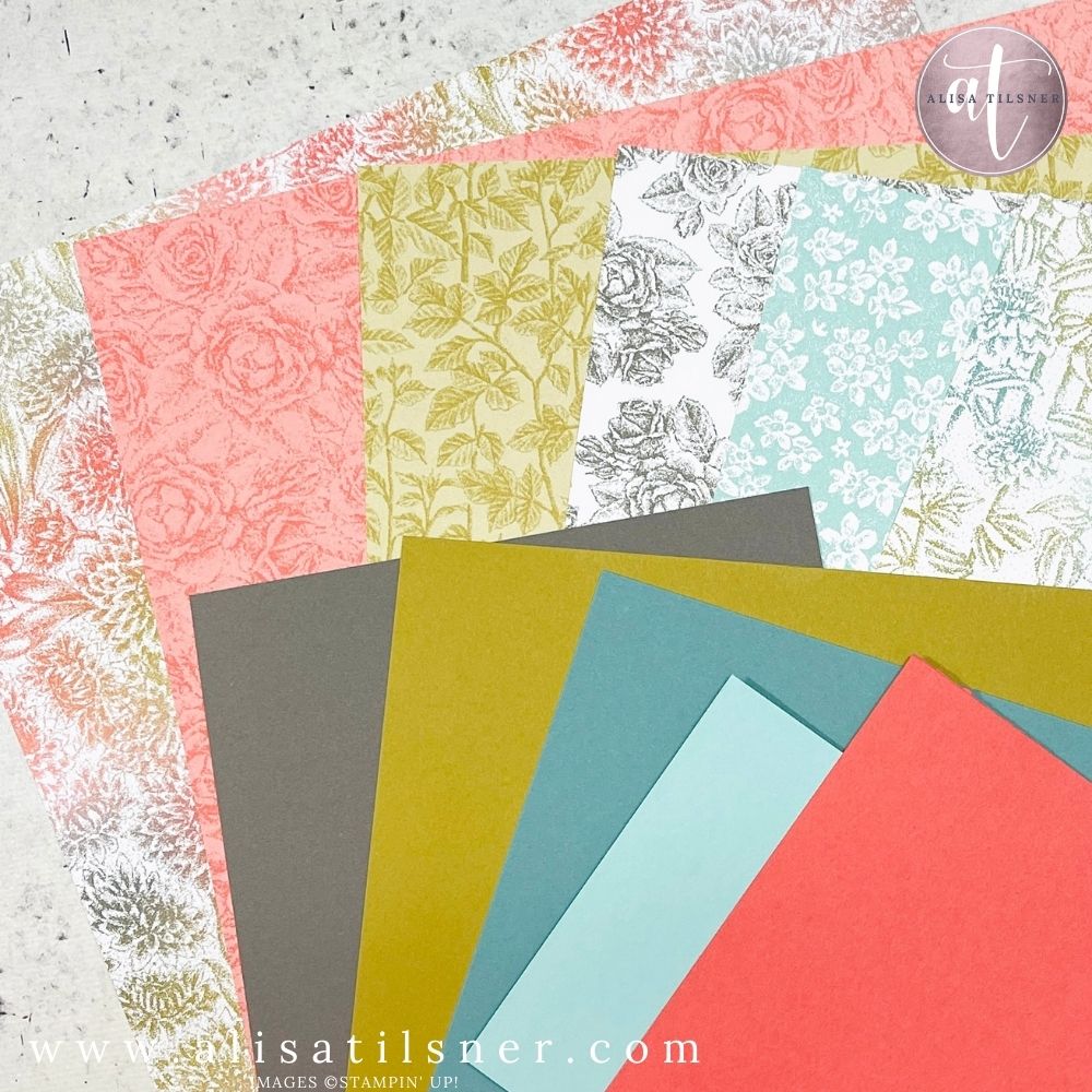 Stampin Up Stippled Roses Bundle