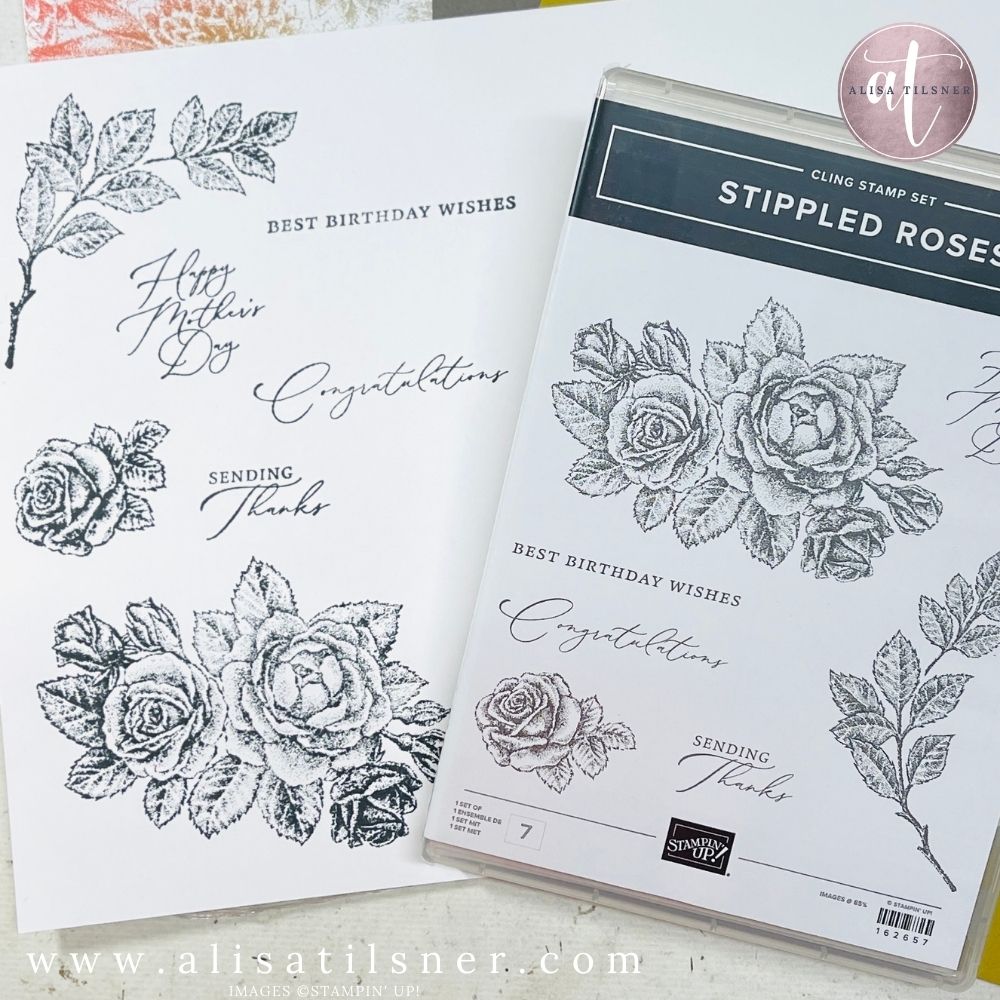 Stampin Up Stippled Roses Bundle