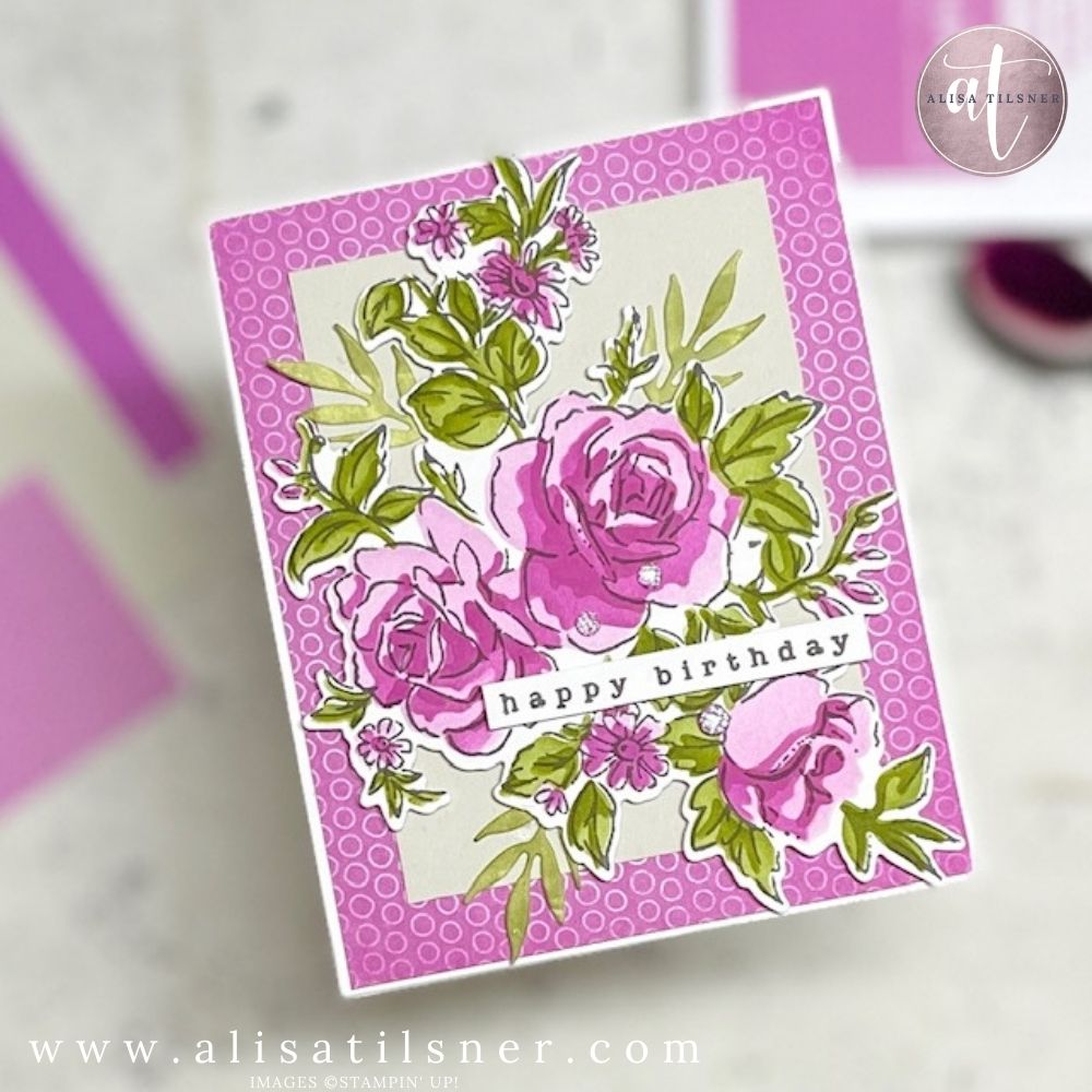 Stampin Up Layers of Beauty Card