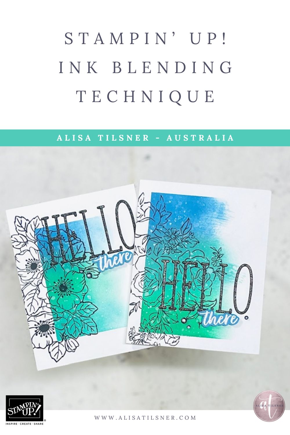 Stampin Up Ink Blending Techniques