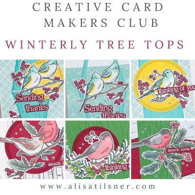 Winterly Tree Tops Tutorial