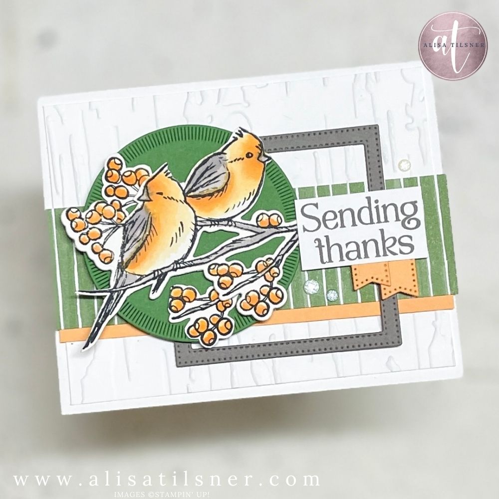 Stampin Up Winterly Tree Tops