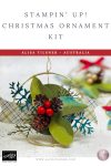 stampin up christmas ornament kit