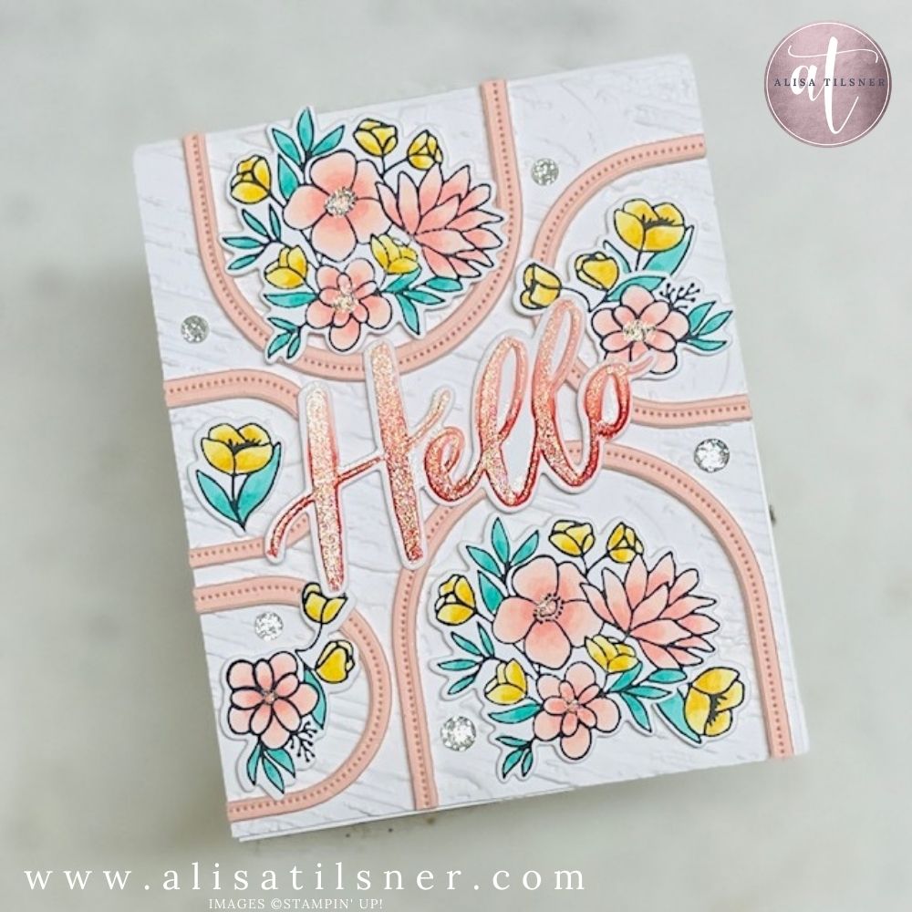 Stampin Up Country Birdhouse & Country Flowers