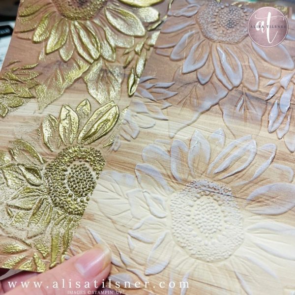 Sunflower 3D Embossing Folder Techniques