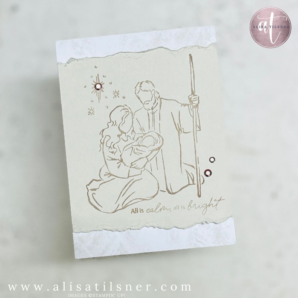 stampin up a child is born