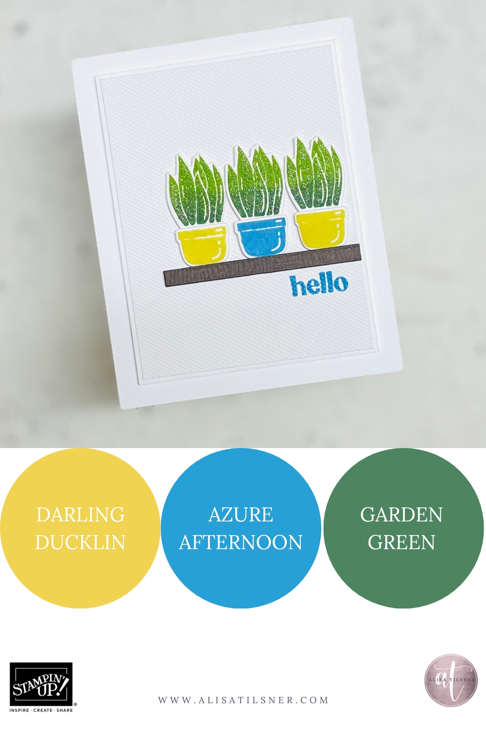 Clean & Simple Shelf Card with the Stampin’ Up! On Display Bundle ...