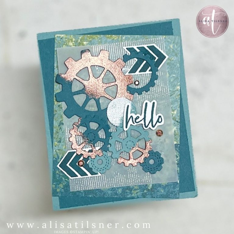 stampin up gears and textures bundle